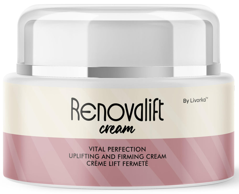 LIVORKA Renovalift bottle close-up for daily hydration and radiant skin