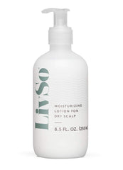 LivSo Moisturizing Scalp Lotion bottle demonstrates lightweight scalp hydration.