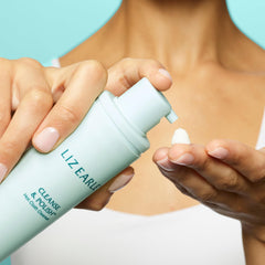 Liz Earle cotton cloth provides gentle exfoliation for radiant skin