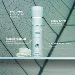 Liz Earle Cleanse & Polish cream texture cleanses softly and nourishes skin