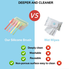 LIZICH Eyelid Brush hypoallergenic material ensures safe long-lasting use
