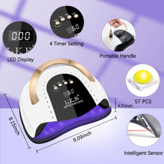 LKE automatic infrared sensor activates when hands approach for touchless use