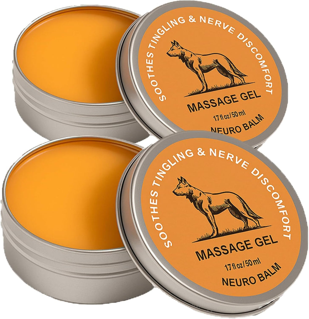 Lmoy Therawolf Neuro Balm envase 50ml, alivio suave para molestias nerviosas al masajear.