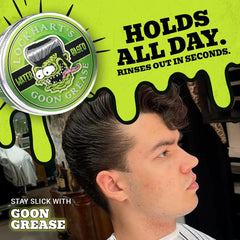Lockhart’s Goon Grease high-shine shot highlights glossy finish.