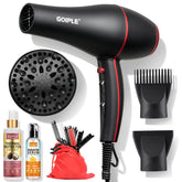 Lockmio 21Pcs hair dryer kit with nozzle for precise drying and styling