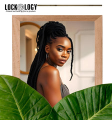 Lockology Peppermint Tea Tree Loc Oil bottle-drops for on-the-go scalp care.