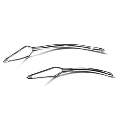 Locsanity curved interlocking tool closeup highlighting sleek design for precise loc care