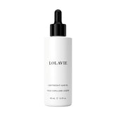 Lolavie lightweight hair oil bottle shows weightless shine for all hair types.