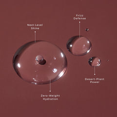 LolaVie hair oil on glossy hair showing glass-like smoothness and slip