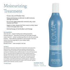 Loma Duo Pack setup image shows comprehensive hydration for all hair types.