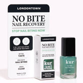 LONDONTOWN No Bite Nail Recovery bottle pour shows easy daily application.