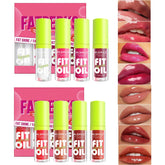 Loobexery lip gloss nude bottle shows glossy hydration for everyday wear
