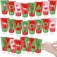 Loopeer Christmas hand cream set—24 mini tubes ready for gifting.