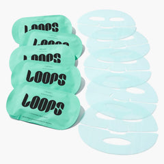 LOOPS CLEAN SLATE mask-collection image showcases three options for different skin needs.