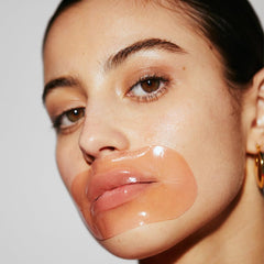 LOOPS packaging for Weekly Reset Hydrogel Lip Mask, compact two-piece design