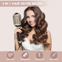 Lopeie 4-in-1 dryer brush delivers quick drying, smoothing, volumizing, and styling.