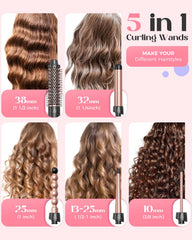Lopeie fast heat-up 30 seconds close-up shows quick styling for busy mornings.