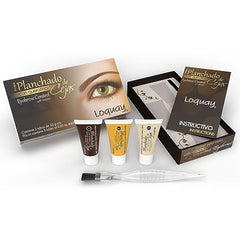 Loquay application brush included for precise eyebrow straightening application.