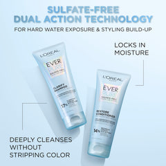 L'Oreal Paris EverPure pump top close-up for easy dispensing