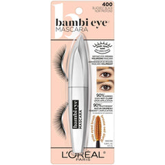 L'Oreal Paris Bambi Eye Mascara washable formula delivers smooth, clump-free application