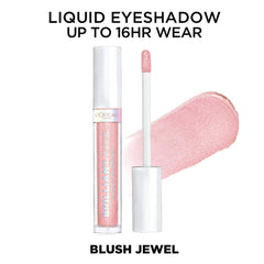 L'Oreal Paris Brilliant Eyes on-eyelid shot highlighting high shimmer payoff without creasing.
