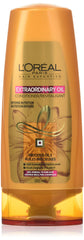 L'Oreal Paris Elvive Extraordinary Oil Conditioner bottle showcases deep hydration for dry hair.