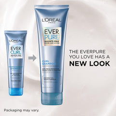 EverPure shampoo lush-lather closeup highlighting gentle cleanse for curls