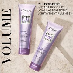 L’Oréal Paris EverPure volume conditioner bottle adds lift and fullness