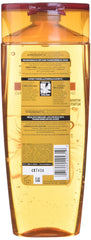 L'Oreal Paris Extraordinary Oil Shampoo lotion-closeup spotlights nourishing oils.