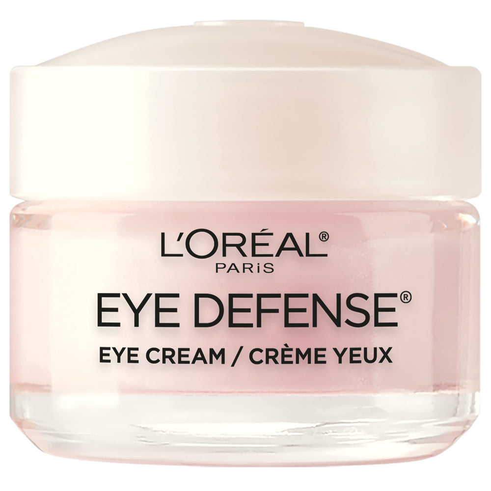 L'Oreal Paris Eye Defense gel-cream close-up showing lightweight texture for under-eye care