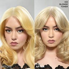 L'Oreal Paris Feria Ice Blonde packaging highlights ammonia-free demi-permanent formula.