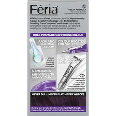 Feria Midnight Violet kit includes all components for at-home color