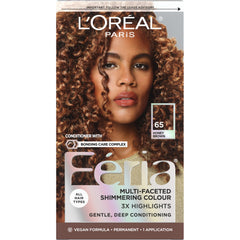 L’Oréal Paris Feria, tono Miel Castaño, aplicación para cobertura uniforme y color duradero