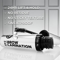 L'Oreal Paris Infallible Brow Lamination 24h wear keeps brows defined.