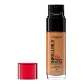 L Oreal Paris Infallible Fresh Wear foundation bottle closeup highlighting long wear