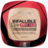 L’Oréal Paris Infallible Fresh Wear powder compact for on-the-go coverage
