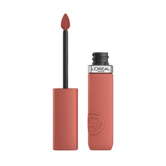 L'Oreal Paris Infallible Matte Resistance Lipstick Rose Heat 630 front view with long-lasting color