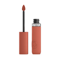 L'Oreal Paris Infallible Matte Resistance Snooze Your Alarm 115 bottle shows long-wearing color