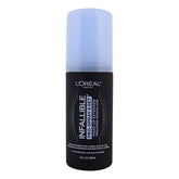 L'Oreal Paris Infallible Pro-Spray bottle locks in makeup for all-day wear.
