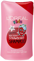 L'Oreal Paris Kids 2in1 shampoo bottle front with Very Berry fragrance for gentle wash.