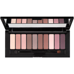 L’Oréal Paris La Palette Nude swatches show 10 pigmented shades.