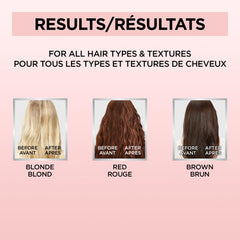L'Oreal Paris Le Color One Step Toning Gloss before and after color enhancement