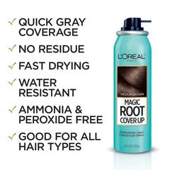 L'Oreal Paris Magic Root Cover Up three-pack packaging ready for travel