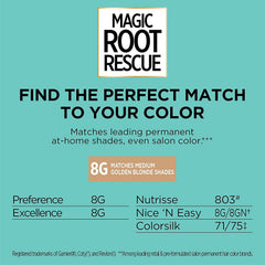 L'Oreal Paris Magic Root Rescue provides low ammonia color gel with conditioning.