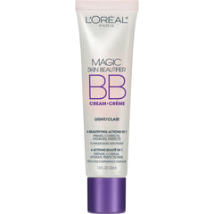 L’Oréal Paris Magic Skin BB Cream bottle shows lightweight coverage for a seamless finish