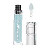 L'Oreal Paris Plump Ambition Lip Oil bottle shown, highlighting hydration and color-changing shine