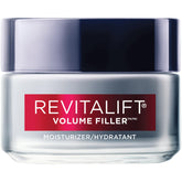 L’Oréal Paris Revita Lift Volume Filler bottle close-up showing hydration for fuller-looking skin.