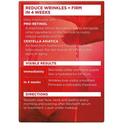 Application swirl demonstrates how to apply Revitalift for daily facial-care routine.