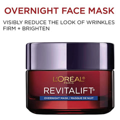 L'Oreal Revitalift formula features Pro-Retinol and hyaluronic ingredients for wrinkle support and hydration.