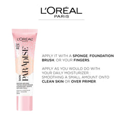 L'Oreal Paris Skin Paradise SPF 19 bottle emphasizes daily sun protection